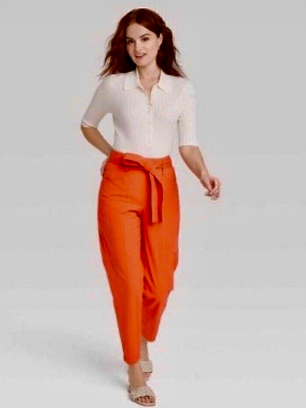 Target Ava and Vic Tapered Leg Pants With Belt